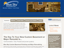 Tablet Screenshot of blueskyremodelingdenver.com